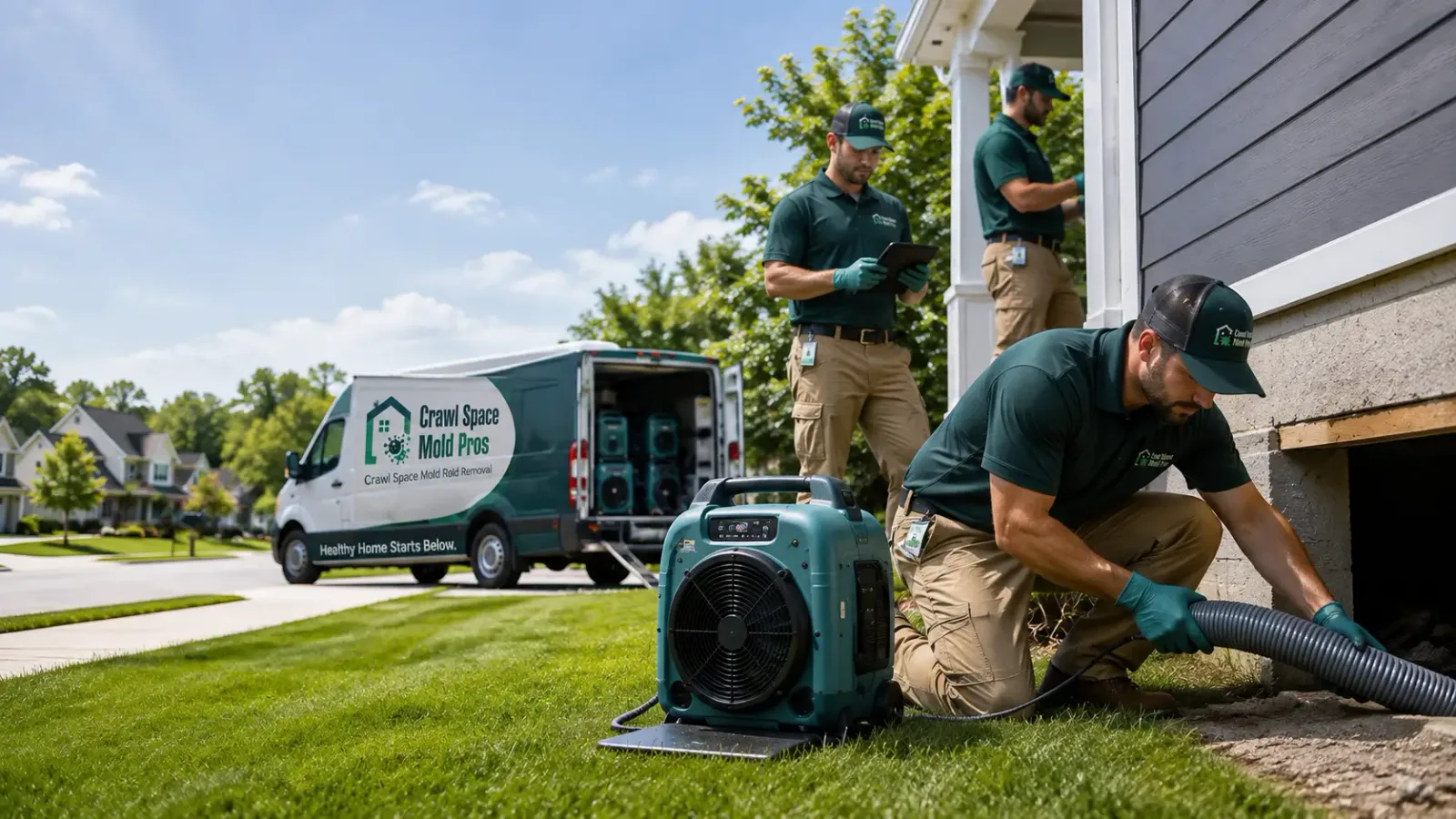 Crawl Space Mold Removal in Auburndale, WI